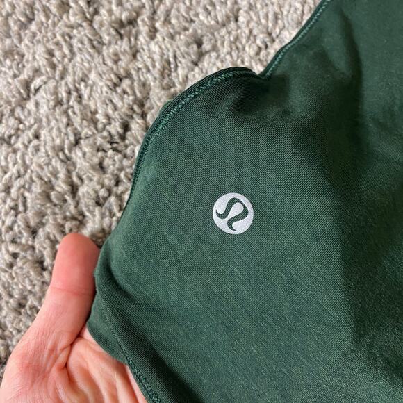 Lululemon Size 12 Jersey Training Muscle Tank Long Legacy Green - Picture 5 of 5